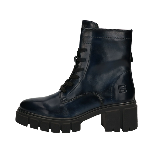 Leather Forli Boots dark blue
