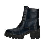 Leder Stiefel blau