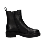 Leder Stiefel schwarz