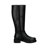 Cuir Bottes hautes noir