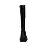 Leather Knee-high Boots black