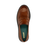 Leder Slipper cognac