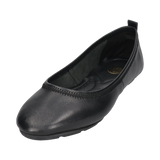 Cuir Ballerines noir