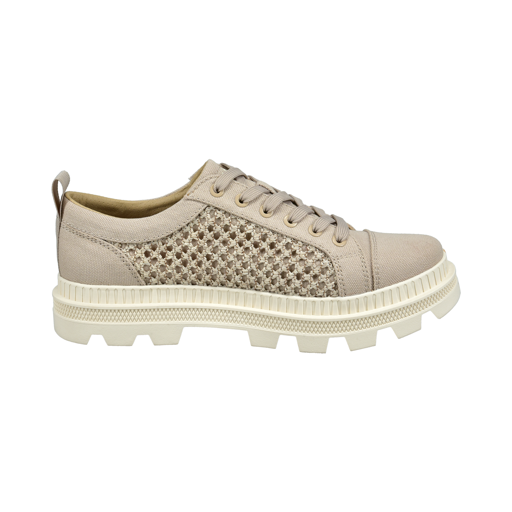 Scarpe stringate beige