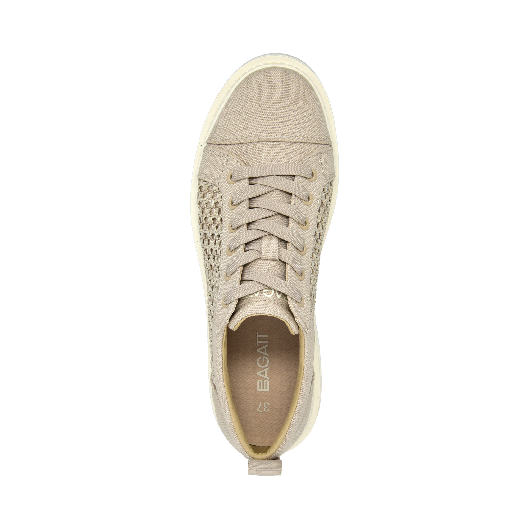 Scarpe stringate beige