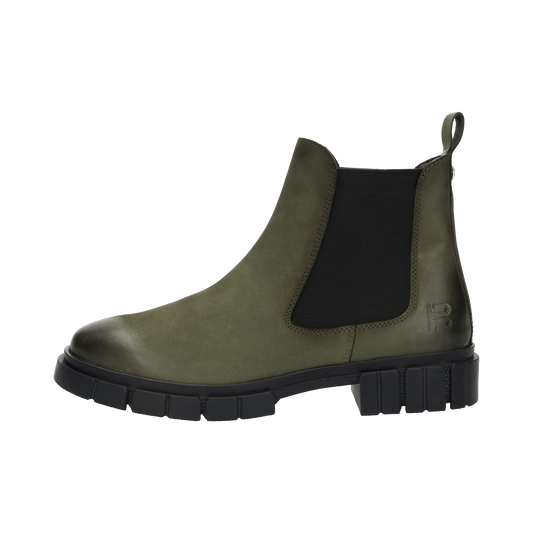 Leather Chelsea Boots Fiona green