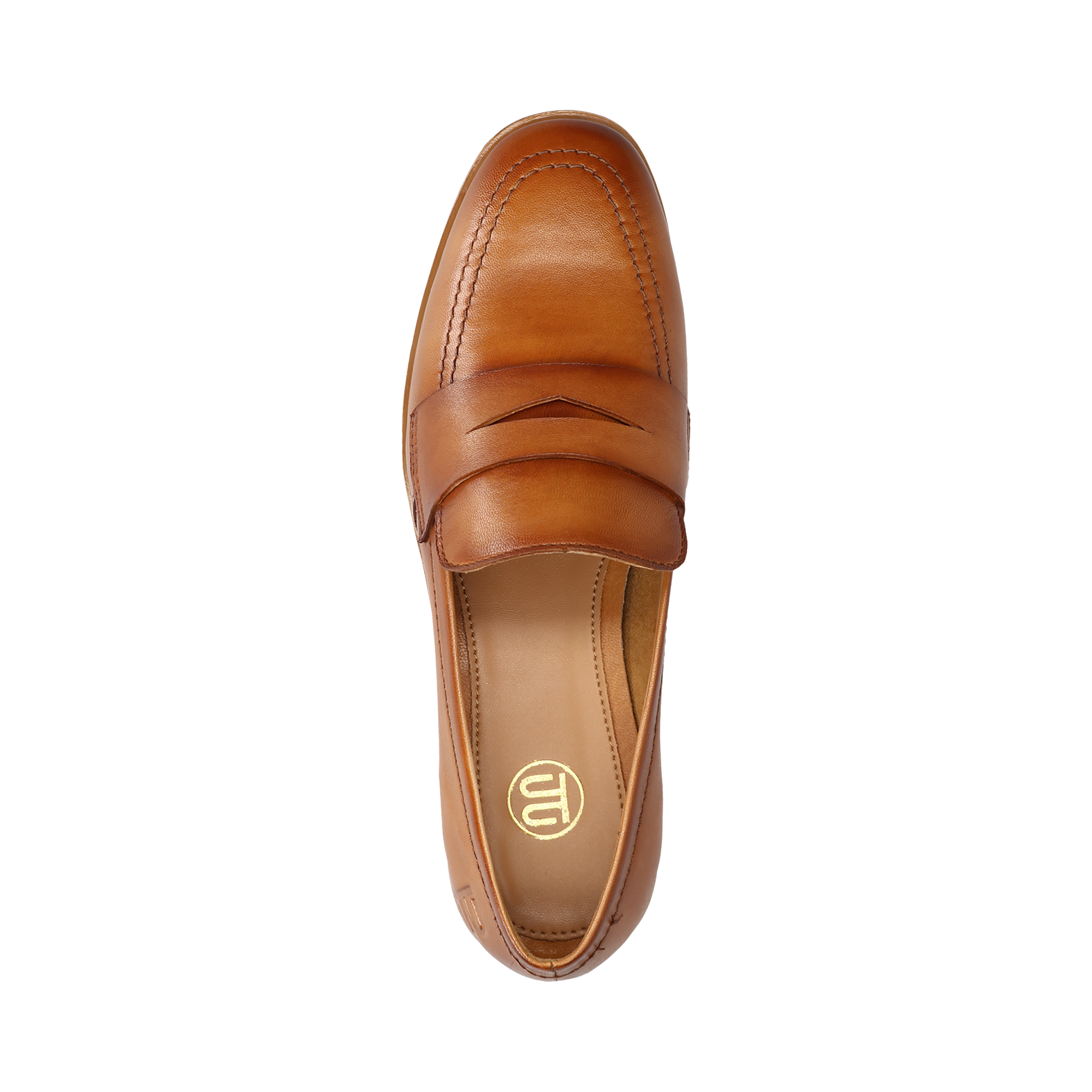 Leder Loafers cognac