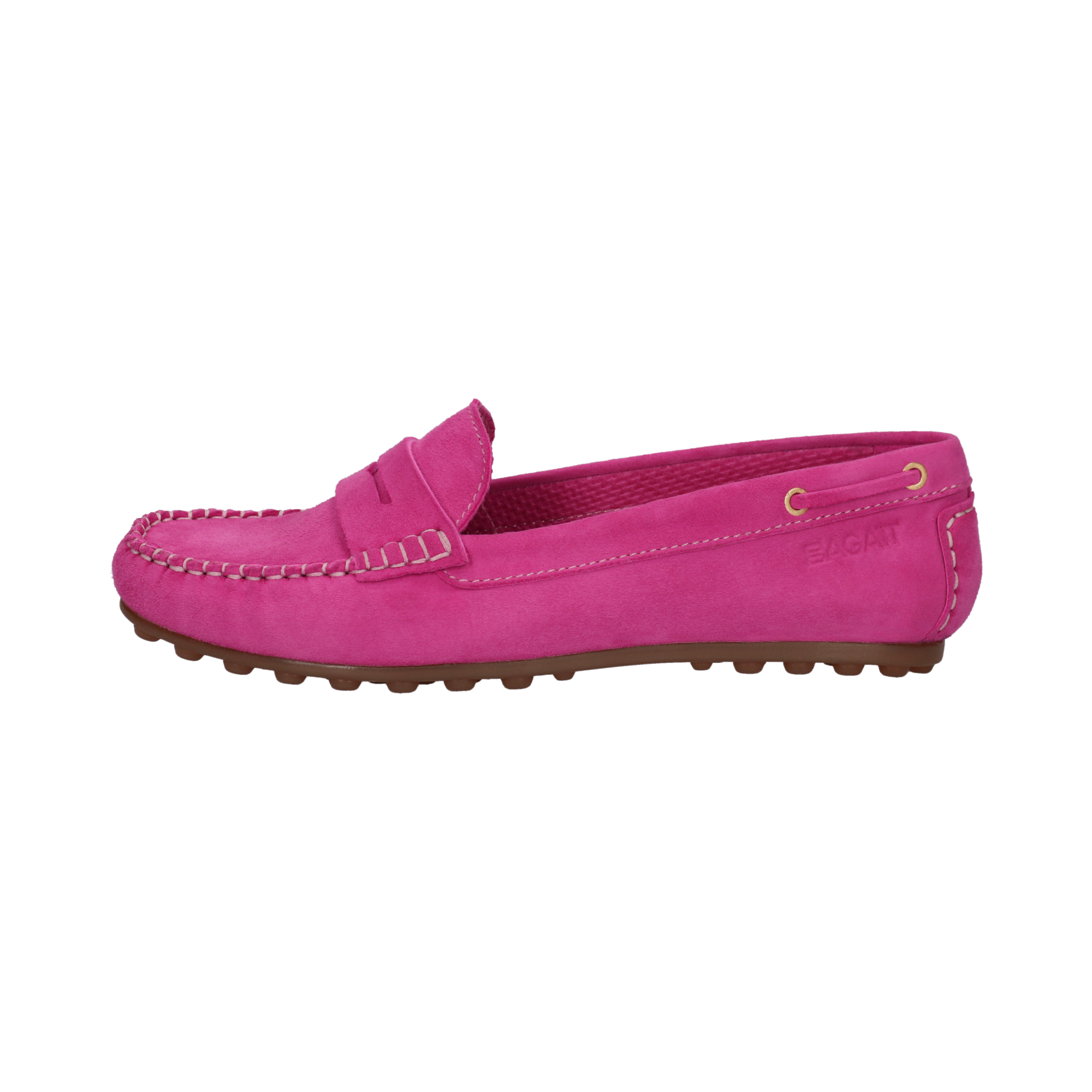 Leder Mokassin pink