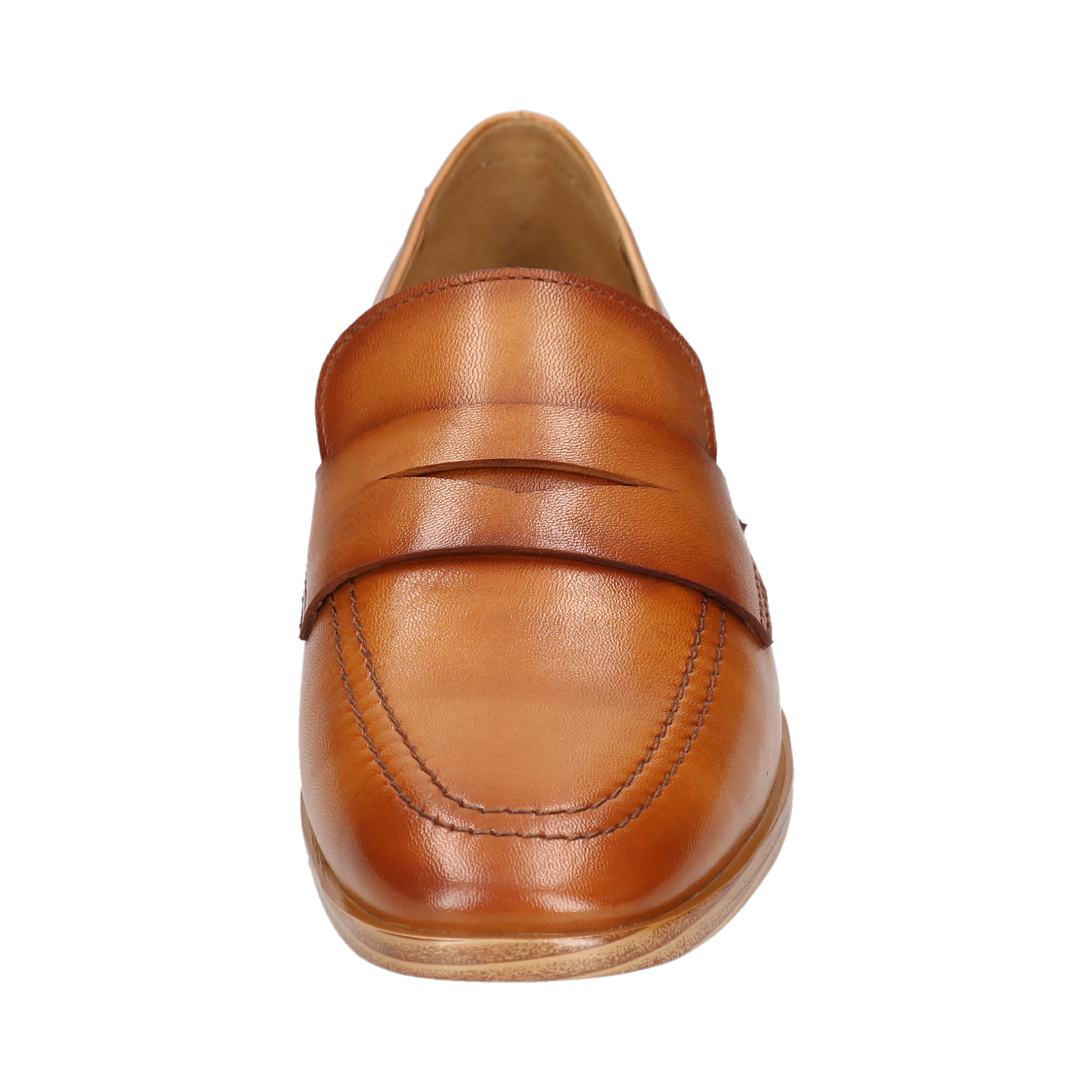 Leder Loafers cognac