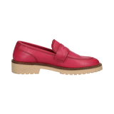 Leder Loafers pink