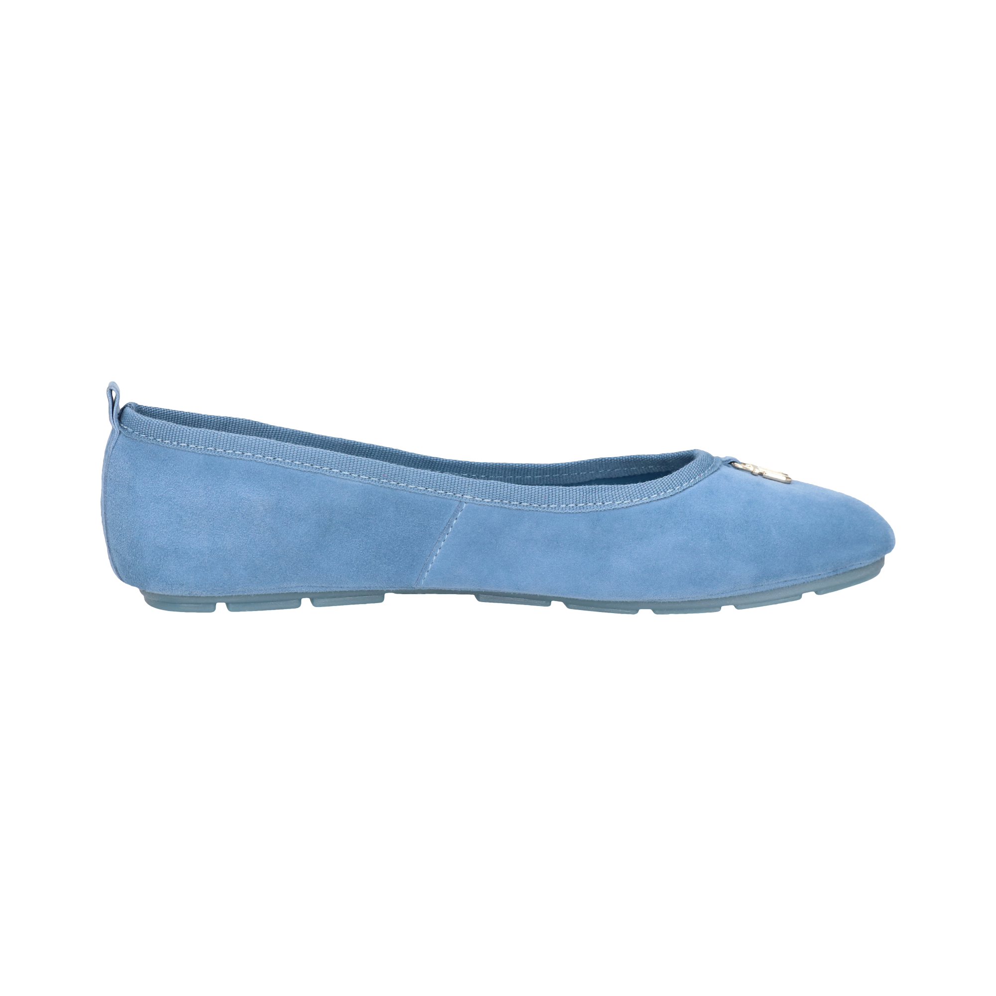 Leder Ballerina hellblau