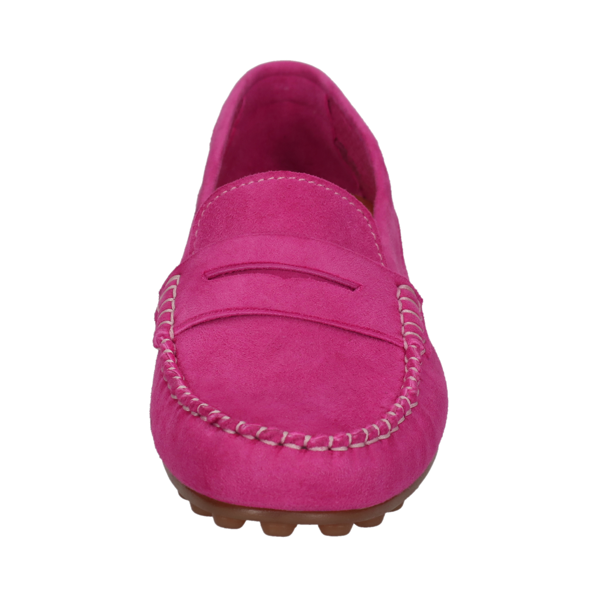 Leder Mokassin pink