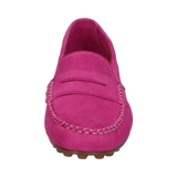 Leder Mokassin pink