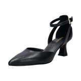 Leder Pumps schwarz