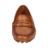 Leder Mokassin cognac