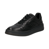 Leder Sneaker schwarz