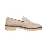 Leder Loafers beige