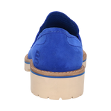 Leder Loafers blau