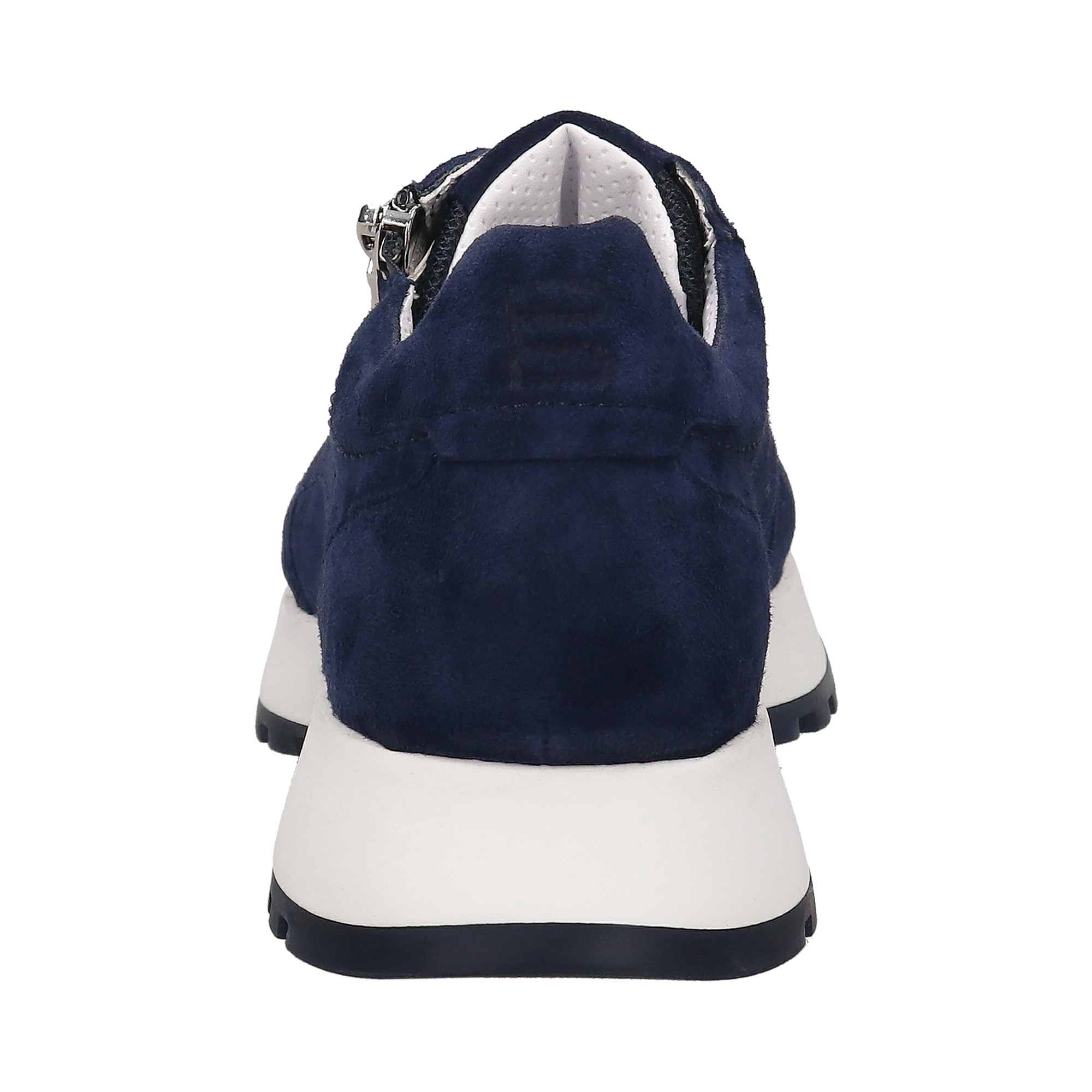 Leder Sneaker dunkelblau