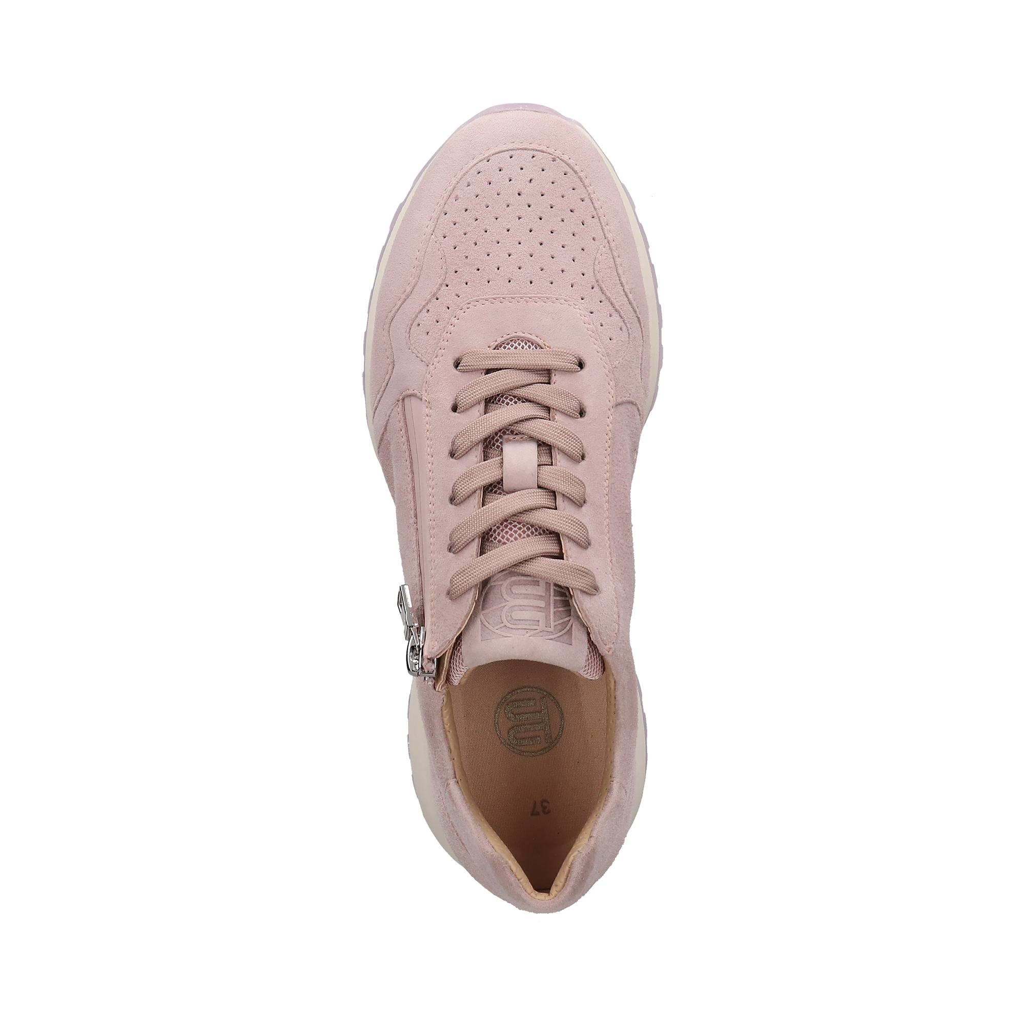 Leder Sneaker rosa