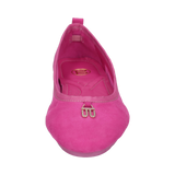 Leder Ballerina pink