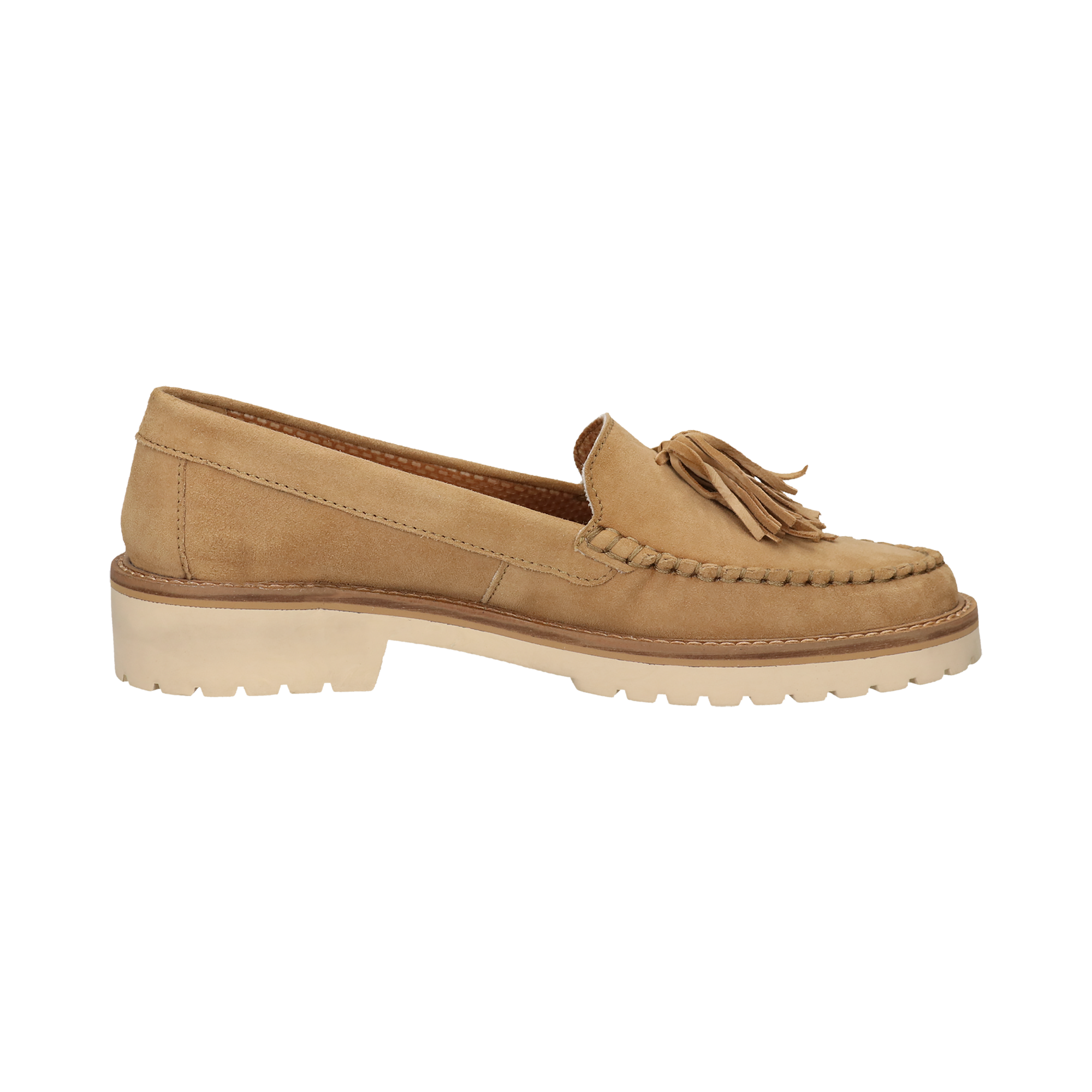 Leder Loafers hellbraun