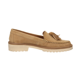 Leder Loafers hellbraun